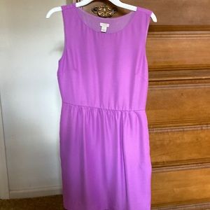 Purple J Crew dress with pockets.  Size 6
